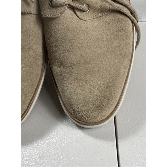 Peter Millar Plain Toe Derby Tan Suede Leather Oxford Shoes Mens Size 10 MS18F15 main image 7